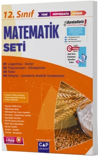 12. Sınıf Anadolu Matematik Seti Çap Yayınları - Hemen Satın Al