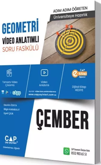 Üniversiteye Hazırlık Geometri Çember Çap Yayınları - Hemen Satın Al