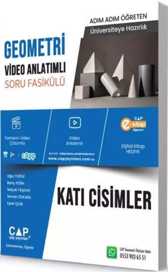 Geometri Katı Cisimler Çap Yayınları - Hemen Satın Al