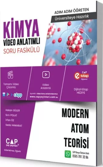 Kimya Modern Atom Teorisi Konu Anlatımlı Soru Bankası Çap Yayınları - Hemen Satın Al