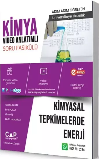 Üniversiteye Hazırlık Kimya Kimyasal Tepkimelerde Enerji Konu Anlatımlı Soru Fasikülü Çap Yayınları - Hemen Satın Al