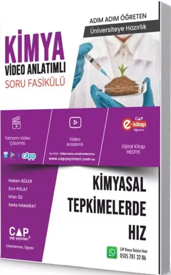 Üniversiteye Hazırlık Kimya Kimyasal Tepkimelerde Hız Konu Anlatımlı Soru Fasikülü Çap Yayınları - Hemen Satın Al