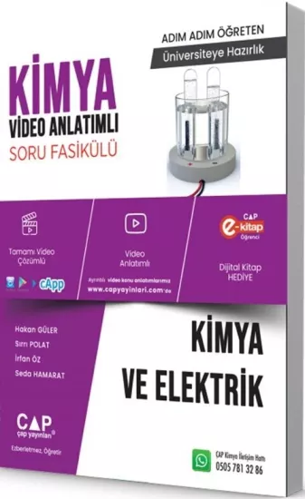 Kimya ve Elektrik Konu Anlatımlı Soru Bankası Çap Yayınları - Hemen Satın Al