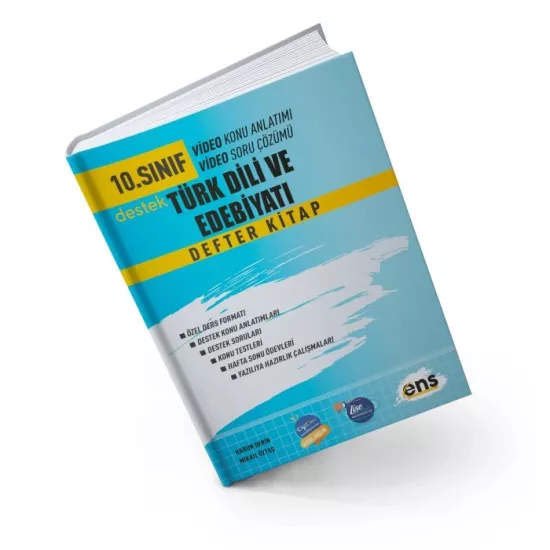 10. Sınıf Türk Dili ve Edebiyatı Defter Kitap ENS Yayıncılık - Hemen Satın Al