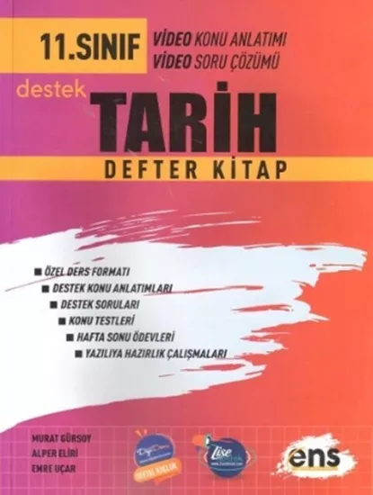 11. Sınıf Tarih Defter Kitap ENS Yayıncılık - Hemen Satın Al
