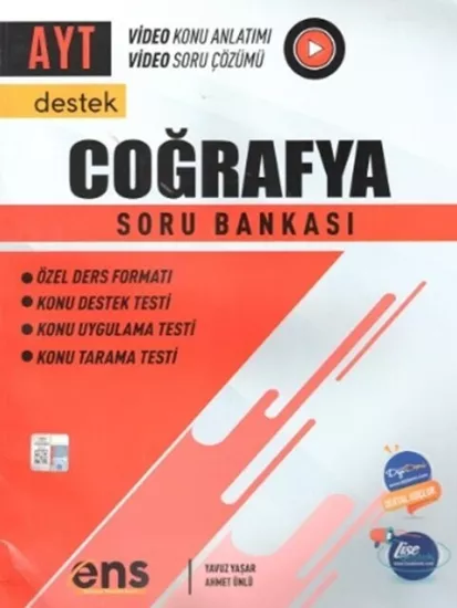 AYT Coğrafya Destek Soru Bankası ENS Yayıncılık - Hemen Satın Al