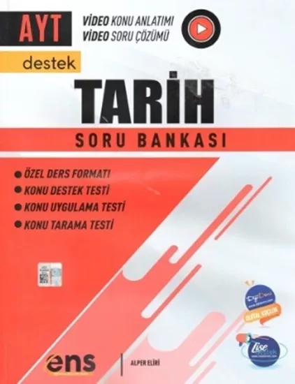 AYT Tarih Destek Soru Bankası ENS Yayıncılık - Hemen Satın Al