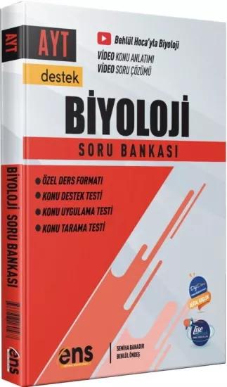 AYT Biyoloji Destek Soru Bankası ENS Yayıncılık - Hemen Satın Al