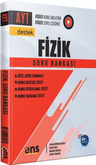 AYT Fizik Destek Soru Bankası ENS Yayıncılık - Hemen Satın Al