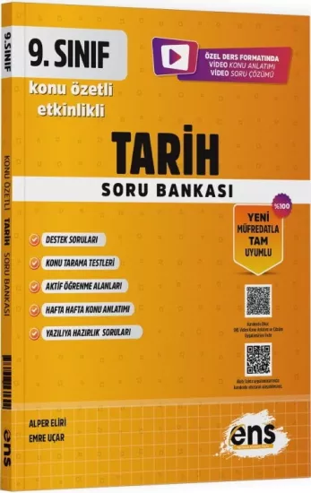 9. Sınıf Tarih Etkinlikli Soru Bankası ENS Yayıncılık - Hemen Satın Al