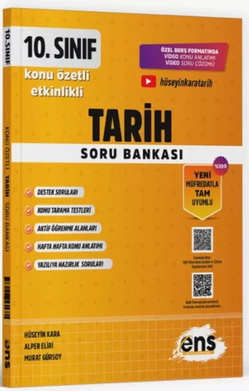 10. Sınıf Tarih Etkinlikli Soru Bankası ENS Yayıncılık - Hemen Satın Al