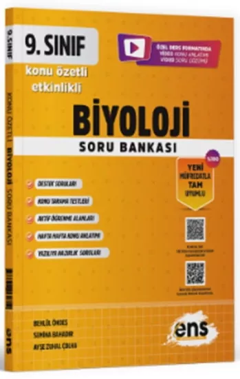 9. Sınıf Biyoloji Soru Bankası ENS Yayıncılık - Hemen Satın Al