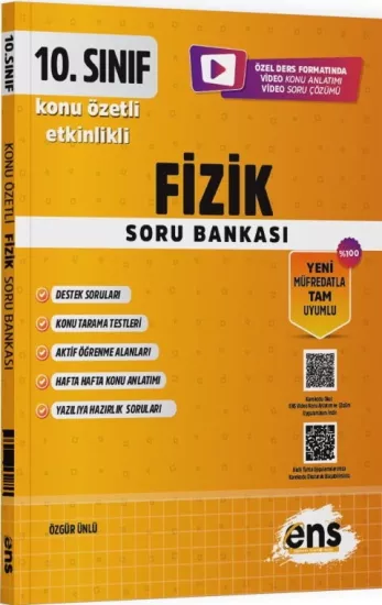 10. Sınıf Fizik Etkinlikli Soru Bankası ENS Yayıncılık - Hemen Satın Al