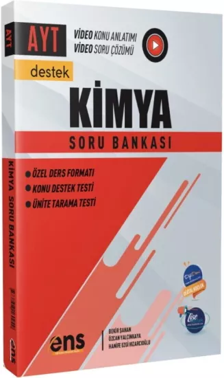 AYT Kimya Soru Bankası ENS Yayıncılık - Hemen Satın Al