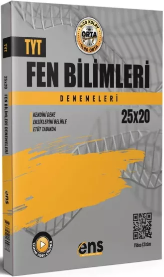 ENS Yayınları TYT Fen Bilimleri 20 x 25 li Denemeleri ENS Yayıncılık - Hemen Satın Al