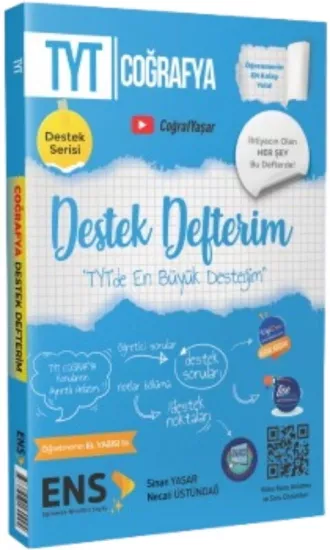 TYT Coğrafya Destek Defterim ENS Yayıncılık - Hemen Satın Al