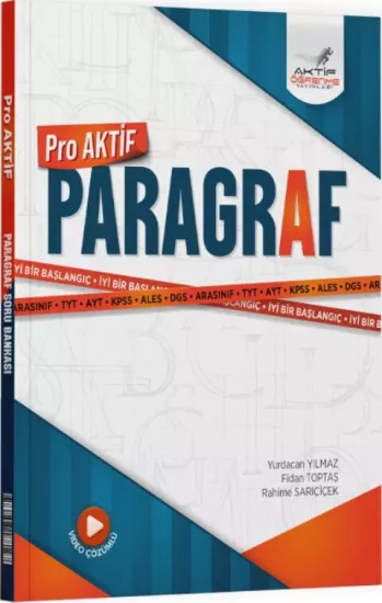 Aktif Öğrenme TYT AYT Paragraf Proaktif Soru Bankası Aktif Öğrenme Yayınları - Hemen Satın Al