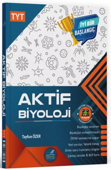 TYT Aktif Biyoloji 0 dan Başlayanlara Aktif Öğrenme Yayınları - Hemen Satın Al