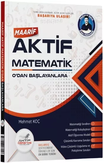 Aktif Öğrenme TYT Maarif Aktif Matematik 0 dan Başlayanlara Aktif Öğrenme Yayınları - Hemen Satın Al