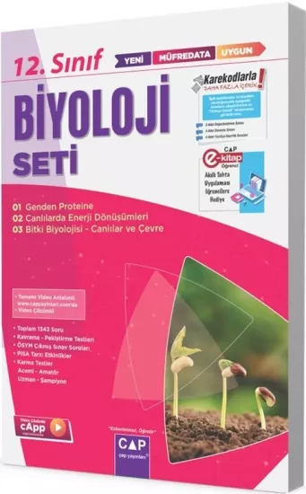 12. Sınıf Biyoloji Anadolu Seti Çap Yayınları - Hemen Satın Al