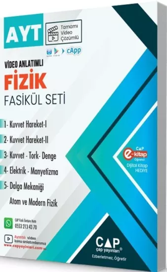 AYT Fizik Seti Çap Yayınları - Hemen Satın Al