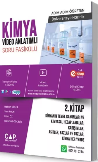 Kimya 2. Kitap Konu Anlatımlı Soru Bankası Çap Yayınları - Hemen Satın Al