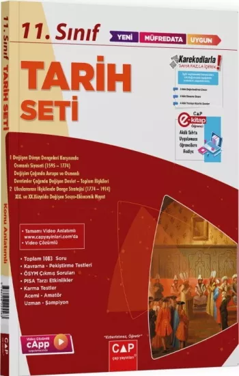 11. Sınıf Tarih Anadolu Seti Çap Yayınları - Hemen Satın Al