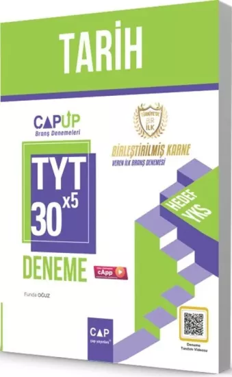TYT Tarih 30 x 5 Up Deneme Çap Yayınları - Hemen Satın Al