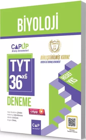 TYT Biyoloji 30 x 6 Up Deneme Çap Yayınları - Hemen Satın Al