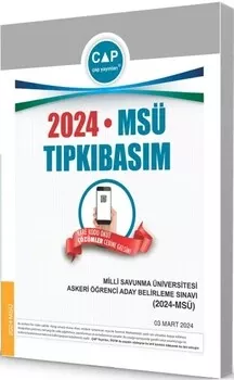 Üniversiteye Hazırlık MSÜ 2024 Tıpkı Basım Çap Yayınları - Hemen Satın Al