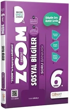 6. Sınıf Sosyal Bilgiler Yeni Zoom Soru Bankası Günay Yayınları - Hemen Satın Al