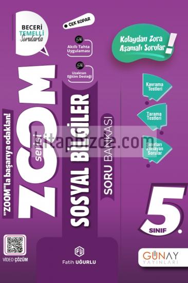 5. Sınıf Zoom Serisi Sosyal Bilgiler Soru Bankası Günay Yayınları