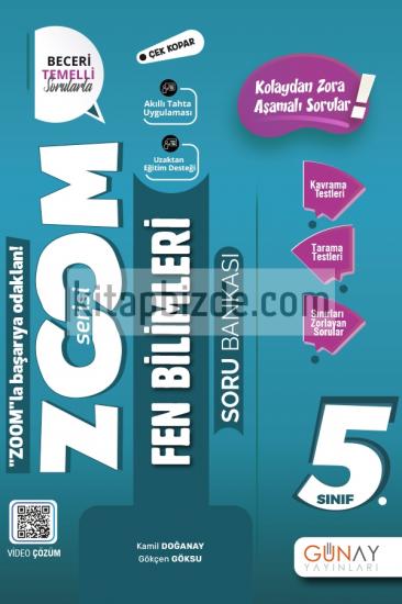 5. Sınıf Zoom Serisi Fen Bilimleri Soru Bankası Günay Yayınları