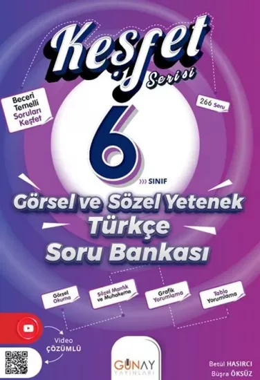 6. Sınıf Keşfet Görsel Ve Sözel Yetenek Soru Bankası Günay Yayınları