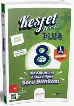 8. Sınıf Keşfet Plus Serisi Din Kültürü ve Ahlak Bilgisi 1. Dönem Soru Bankası Günay Yayınları - Hemen Satın Al