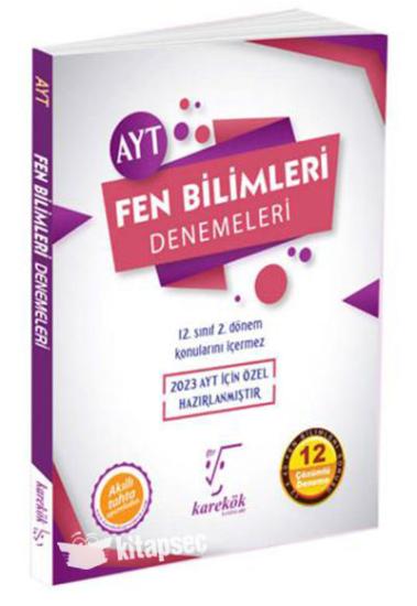 2023 AYT Fen Bilimleri Özel 12’Li Deneme