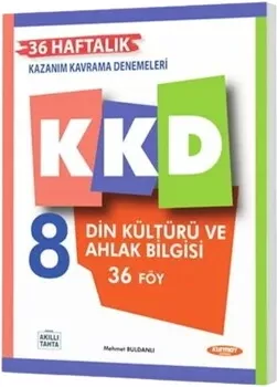 8. Sınıf Din Kültürü Ve Ahlak Bilgisi Haftalık Kazanım Kavrama Denemeleri Kurmay ELT - Hemen Satın Al