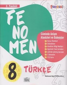 Fenomen Okul Yayınları 8. Sınıf Türkçe Fasikül 2 Cümlede Anlam Atasözleri ve Özdeyişler Fenomen Yayınları - Hemen Satın Al