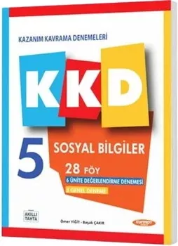 5. Sınıf Sosyal Bilgiler Haftalık Kazanım Kavrama Denemeleri Kurmay ELT - Hemen Satın Al