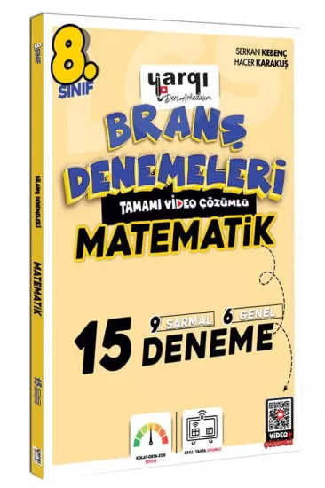 8. Sınıf Matematik 15 ’Li Branş Denemeleri Yargı Yayınları