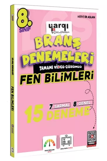 8. Sınıf Fen Bilimleri 15 ’Li Branş Denemeleri Yargı Yayınları