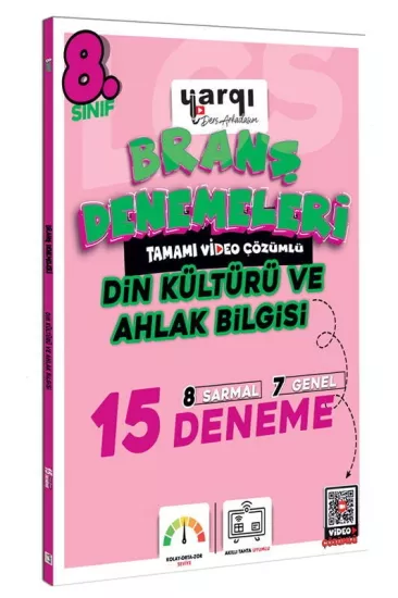 8. Sınıf Din Kültürü 15 ’Li Branş Denemeleri Yargı Yayınları