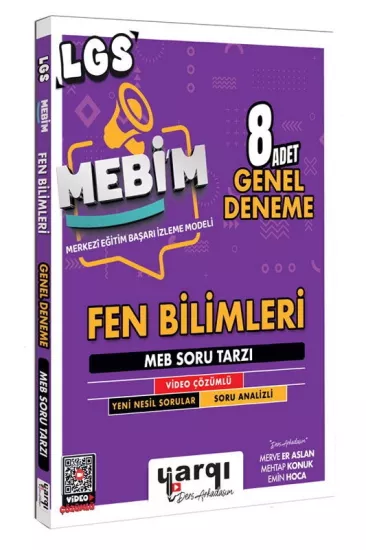 8. Sınıf Mebim Fen Bilimleri 8 Adet Genel Deneme Yargı Yayınları