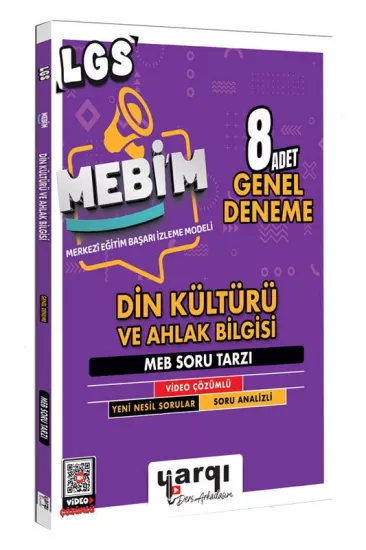 8. Sınıf Mebim Din Kültürü 8 Adet Genel Deneme Yargı Yayınları
