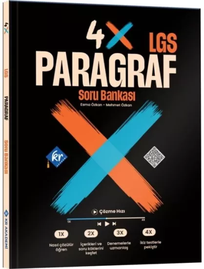 KR Akademi LGS 4X Paragraf Soru Bankası KR Akademi Yayınları - Hemen Satın Al