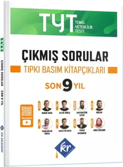 KR Akademi TYT Çıkmış Sorular Son 9 Yıl Tıpkı Basım Fasikülleri KR Akademi Yayınları - Hemen Satın Al
