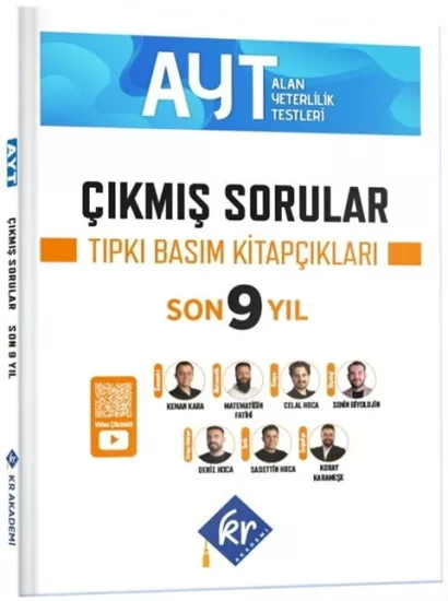 KR Akademi AYT Çıkmış Sorular Son 9 Yıl Tıpkı Basım Fasikülleri KR Akademi Yayınları - Hemen Satın Al
