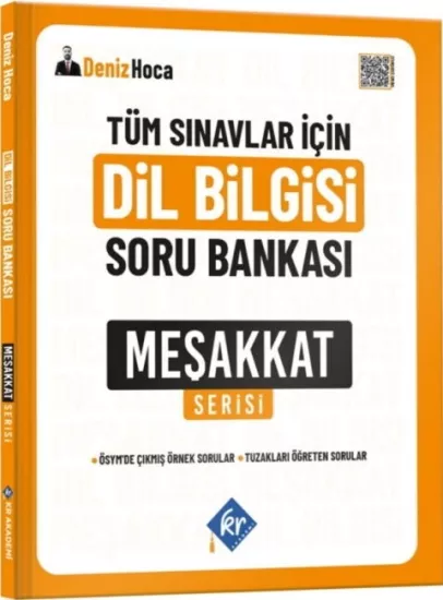 KR Akademi Deniz Hoca Tüm Sınavlar İçin Meşakkat Serisi Dil Bilgisi Soru Bankası KR Akademi Yayınları - Hemen Satın Al