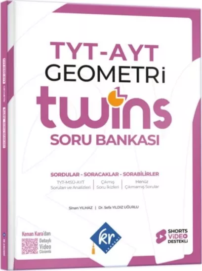 KR Akademi TYT AYT Twins Geometri Soru Bankası KR Akademi Yayınları - Hemen Satın Al