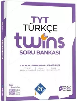 TYT Twins Türkçe Soru Bankası KR Akademi Yayınları - Hemen Satın Al